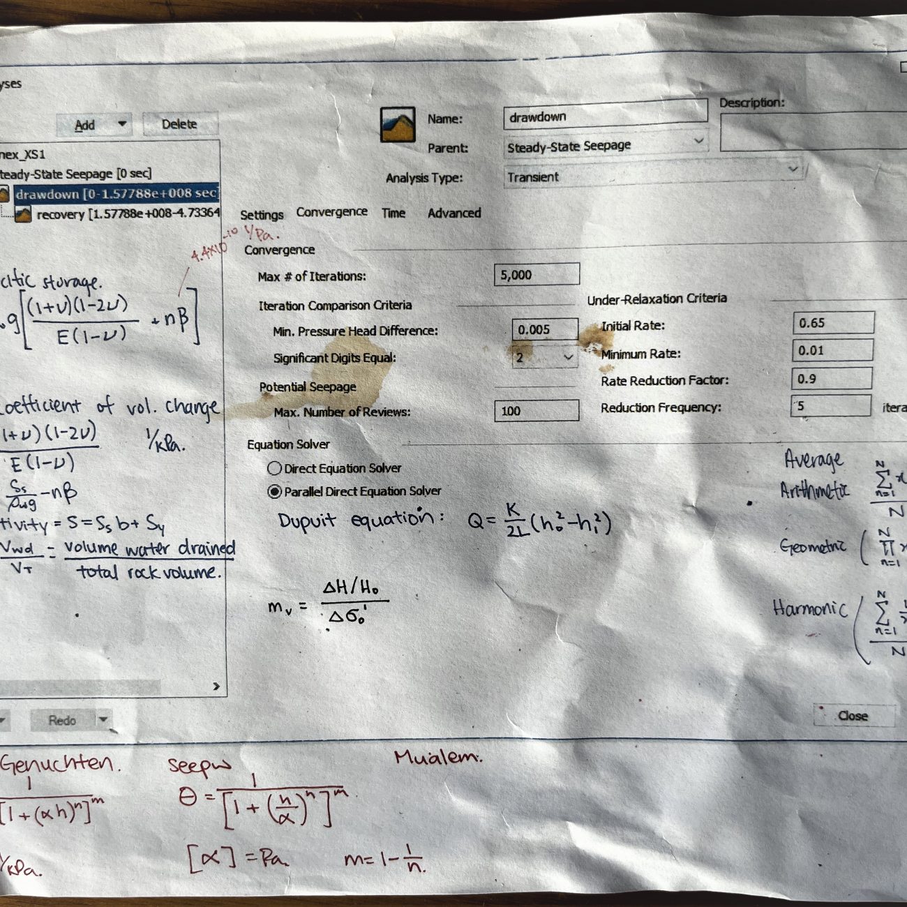 seep/w parameters – Pells Consulting